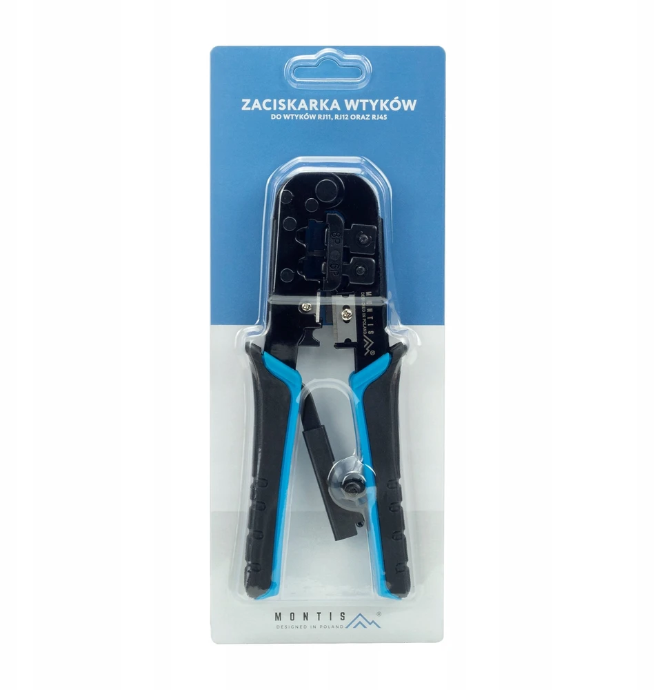 Montis RJ11 / RJ12 / RJ45 kištukų užspaudimo įrankis Montis MT179