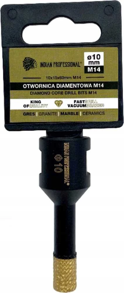 DEIMANTINĖ KARŪNA M14 10mm SAUSAM GRĘŽIMUI /INDIAN PROFESSIONAL