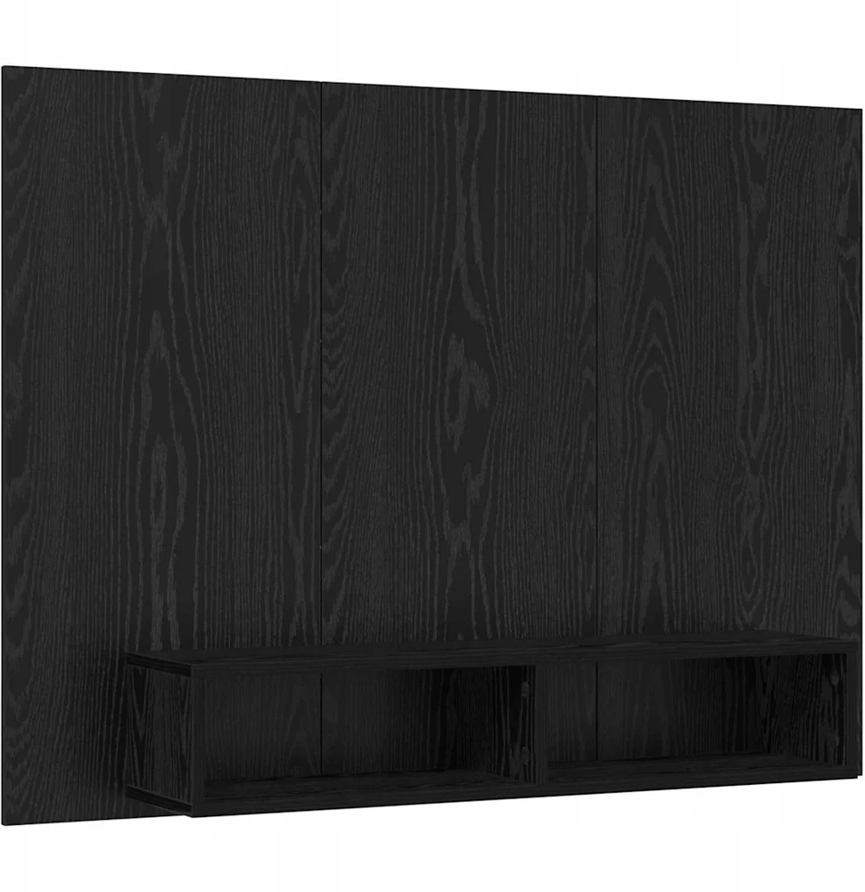TV staliukas TV spintelių komplektas 120 x 23,5 x 90 cm Juodas ąžuolas