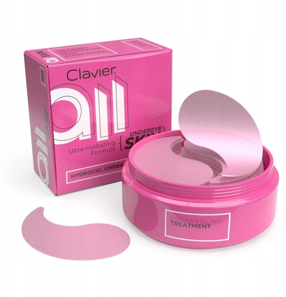 Moods Clavier Drėkinamieji geliniai paakių pleistrai „All Undereye Skin“, 60 vnt.
