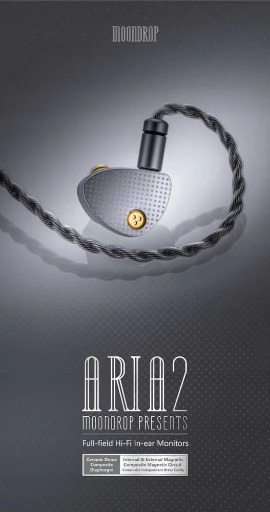 Ausinės Nezatříděno MOONDROP ARIA 2 Ausinukai | Sidabrinis