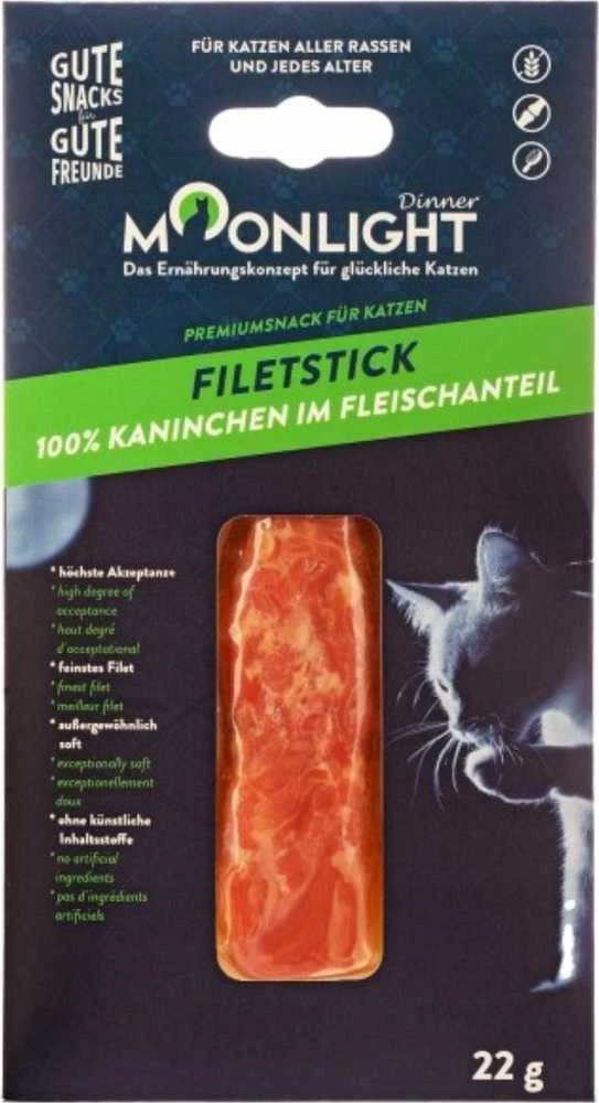 MOONLIGHT Dinner Rabbit Fillet - skanėstas katėms - 22g