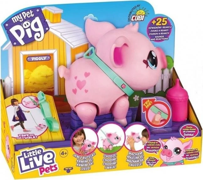Interaktyvus žaislinis paršelis LITTLE LIVE PETS
