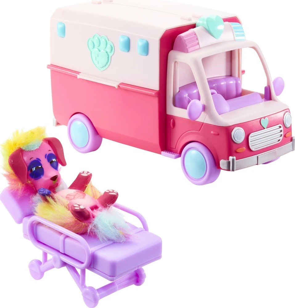 Moose Toys Little Rescue Scruff-a-luvs greitosios pagalbos žaidimų rinkinys