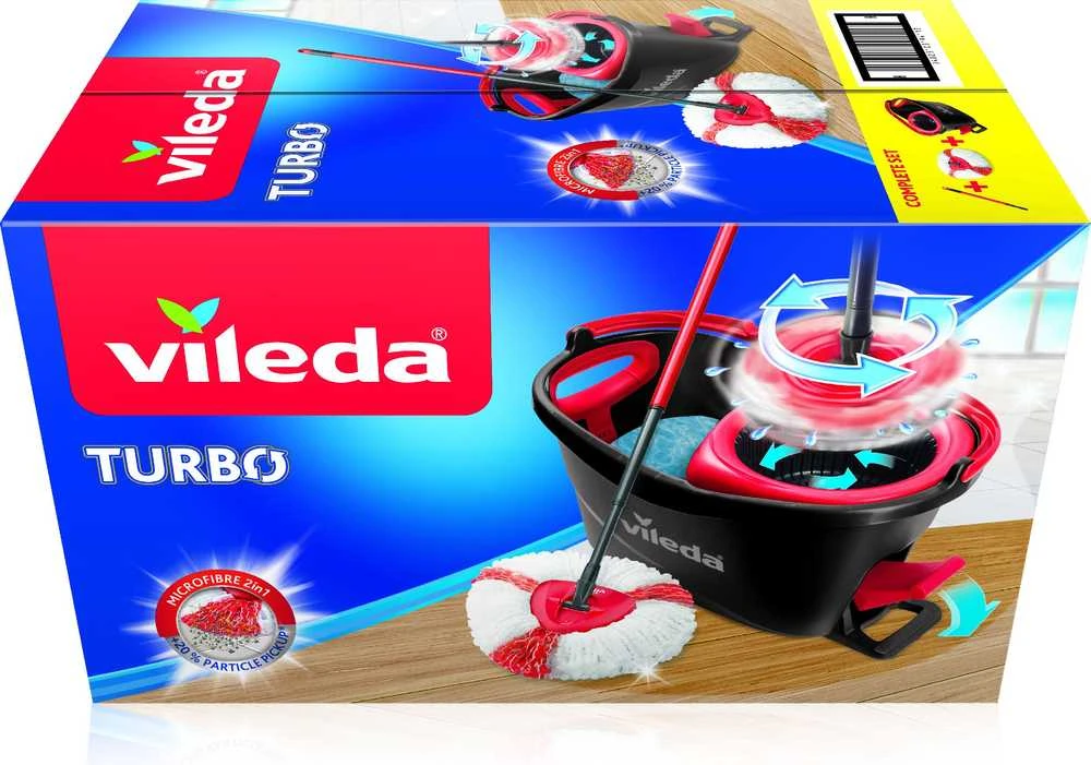 Šluota Vileda Easy Wring and Clean Turbo rotary (Pažeista pakuotė)