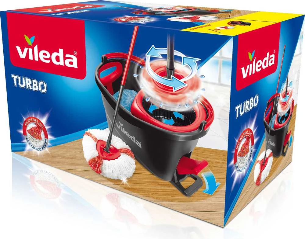 Šluota Vileda Easy Wring and Clean Turbo rotary (Pažeista pakuotė)