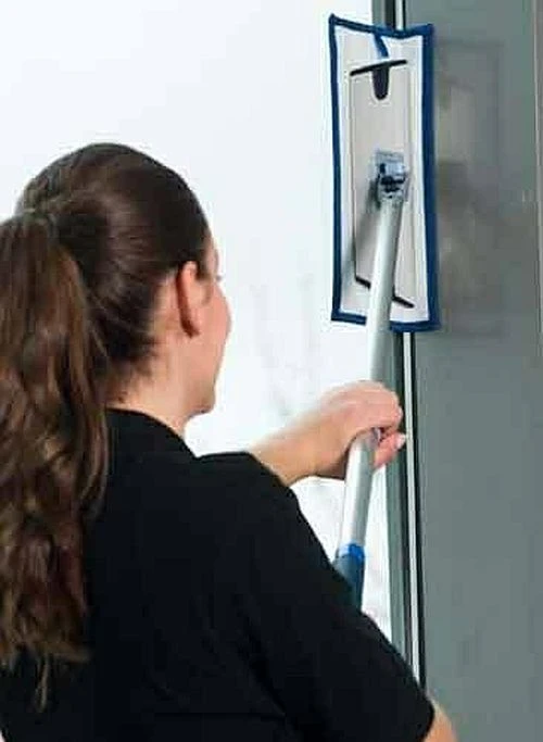 Šluostės su lipdukais tiektuvas, Vileda ExpressPro, sidabro spalvos, aliuminio, 40 cm