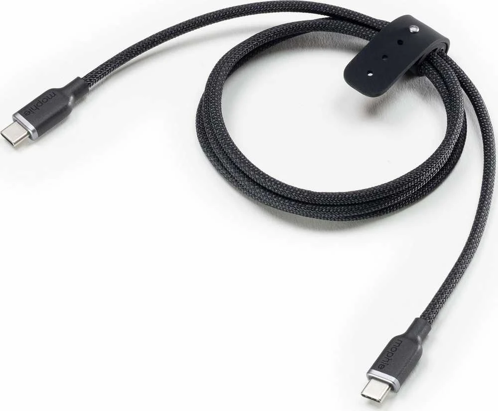 „Mophie Chargestream“ USB-C–USB-C laidas, 1 m, Juodas