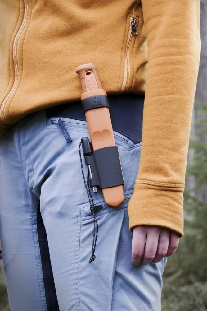 Peilis Morakniv Kansbol su gyvybės išlikimo rinkiniu oranžinis nerūdijantis plienas