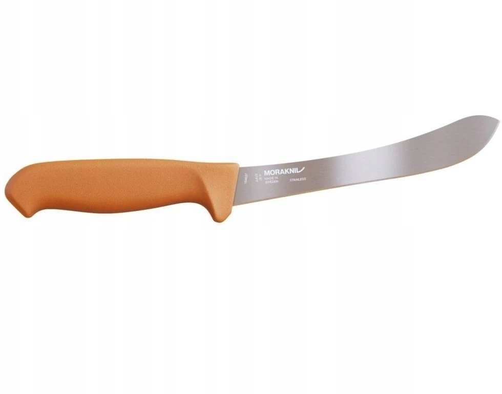 Morakniv Hunting Butcher medžioklinis mėsininko peilis oranžinis, nerūdijantis plienas