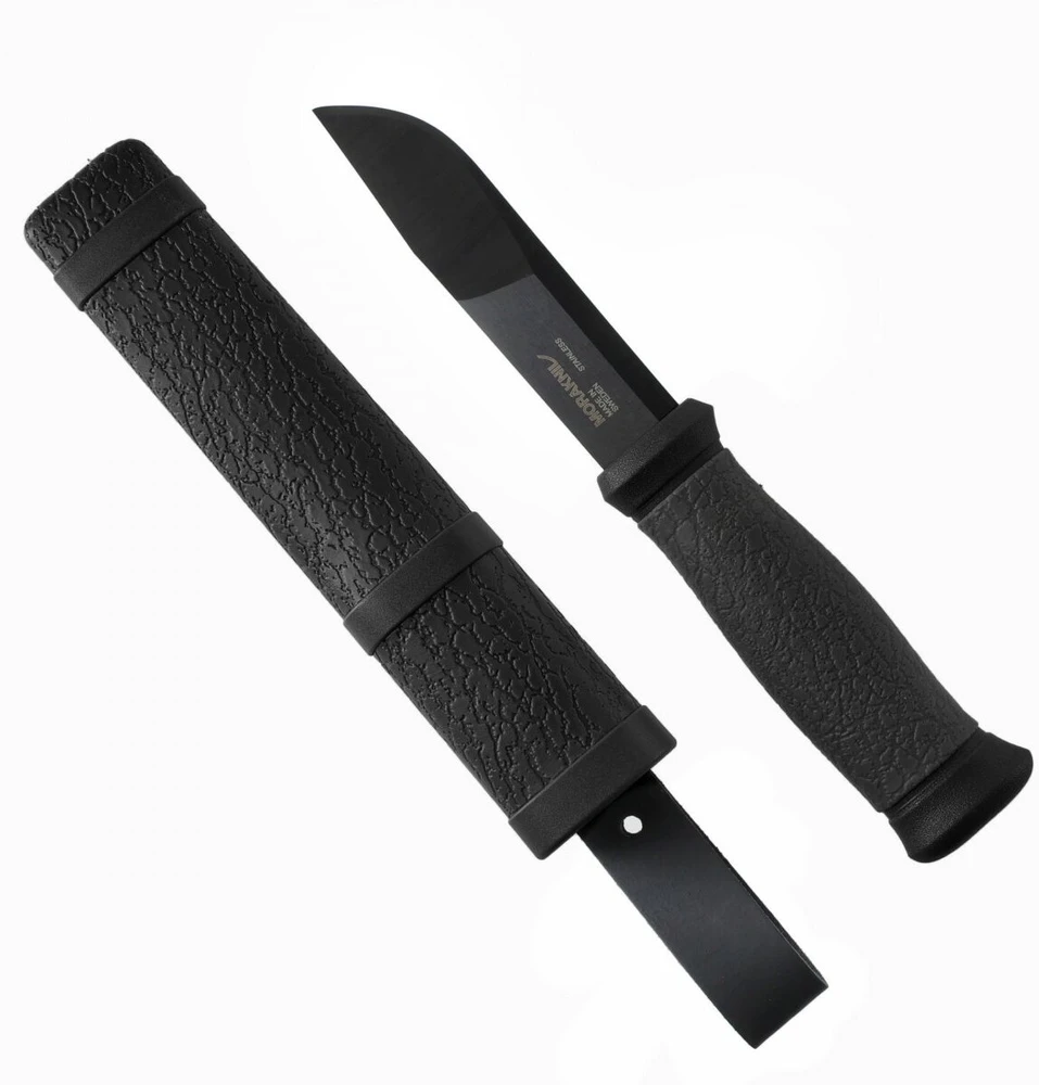 Peilis Morakniv 2000 BlackBlade, nerūdijantis plienas, juodas