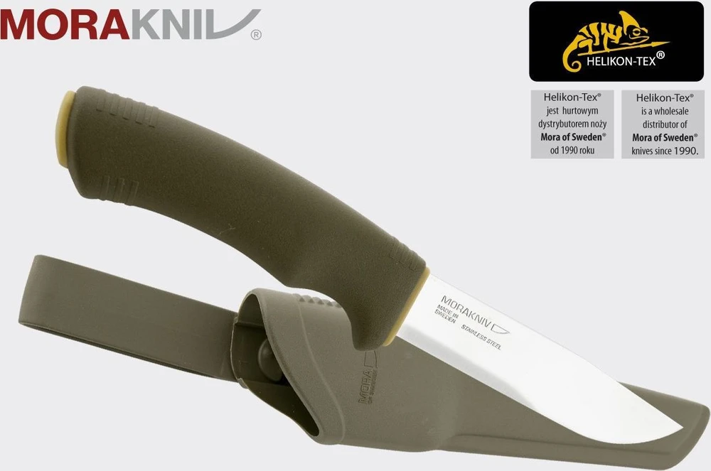 Morakniv Bushcraft Forest peilis, nerūdijančio plieno geležtė