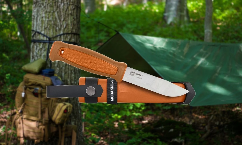 Morakniv Kansbol su Multi-Mount tvirtinimu (S) degintas oranžinis