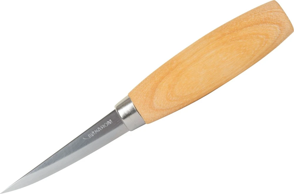 Medžio drožinėjimo peilis Morakniv® 106, tiesus, geležtė 82x2,7mm. Laminuotas plienas, beržinė rankena