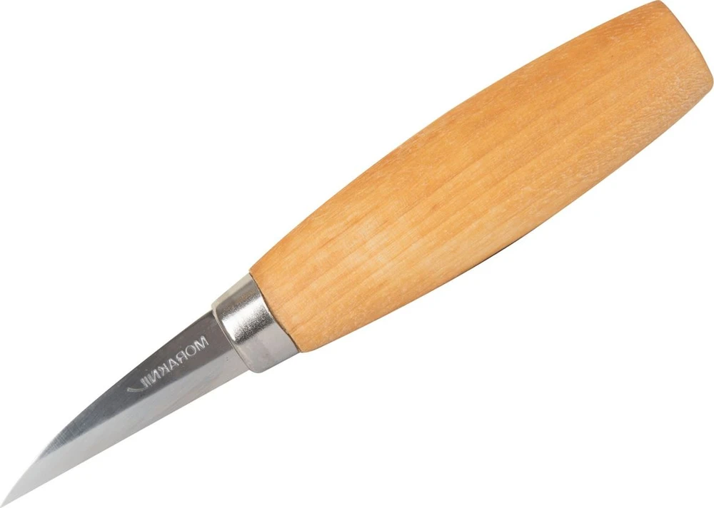 Medžio drožinėjimo peilis Morakniv® 122, tiesus, geležtė 79x2,7mm. Laminuotas plienas, beržinė rankena