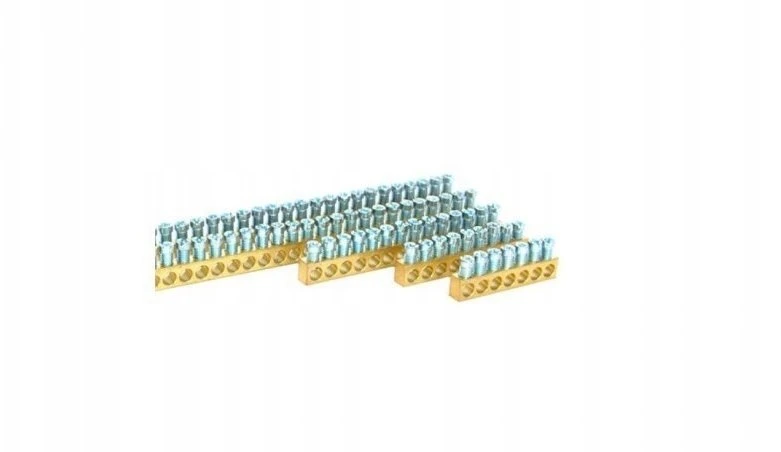 MOREK žalvarinė gnybtų kaladėlė BB111, 111 bėgelių, 1,5-25 mm2, 100A, 1m MAD0111E21