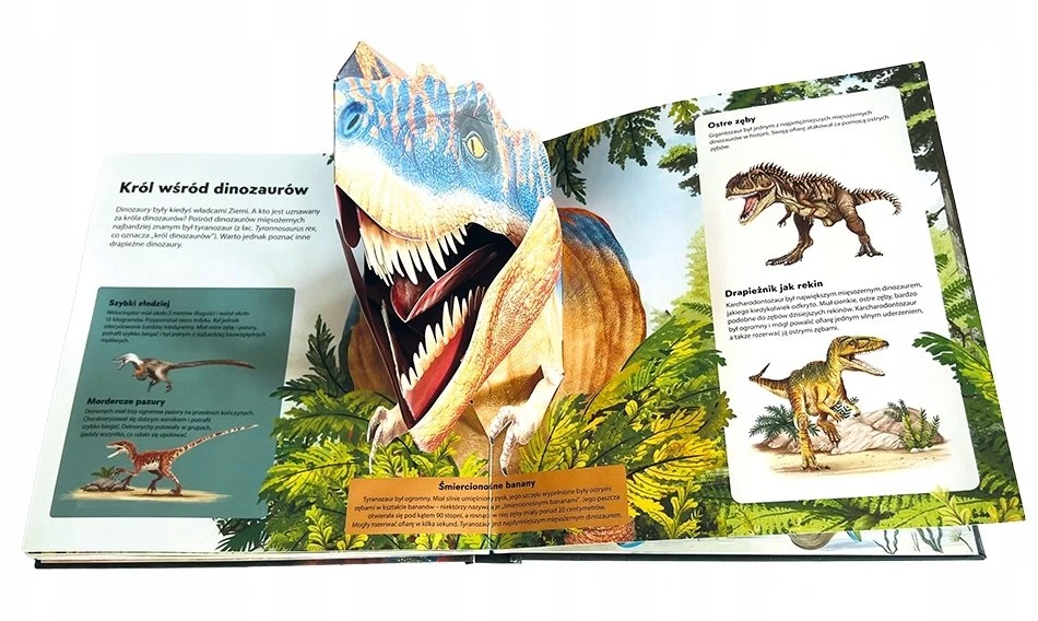 Morex 3D dinozaurų knyga 16182