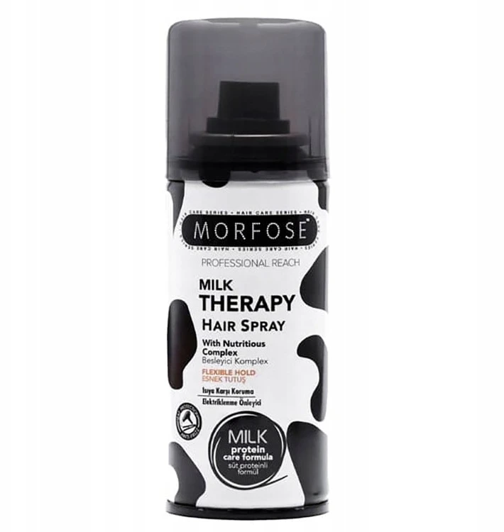 Morfose „Milk Therapy“ plaukų lakas, lanksčios fiksacijos, 75 ml
