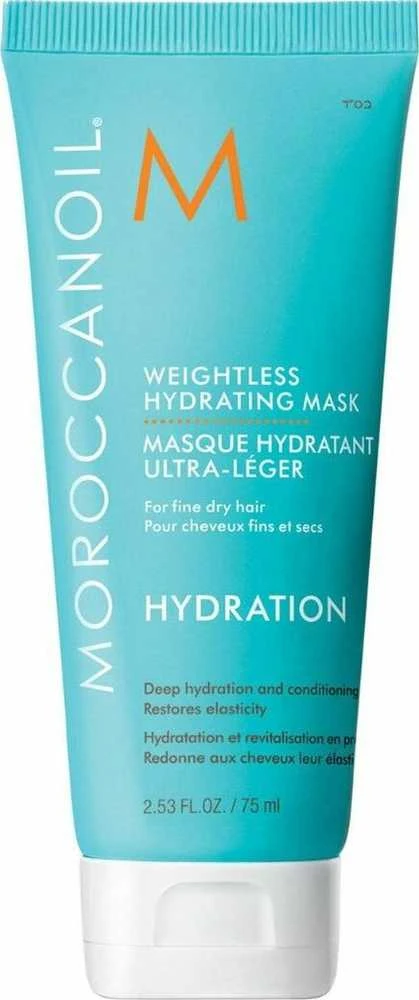 Moroccanoil Hydration Weightless Hair Mask plaukų kaukė, 75 ml