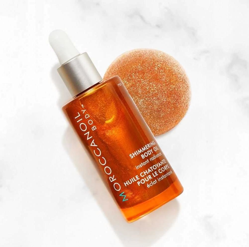 Moroccanoil Shimmering Body Oil Instant Radiance žvilgesio suteikiantis aliejus kūnui, 50 ml