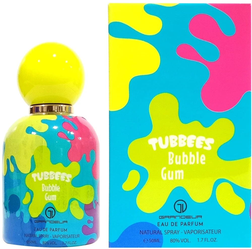 Grandeur Tubbees Bubble Gum EDP parfumuotas vanduo unisex, 50 ml
