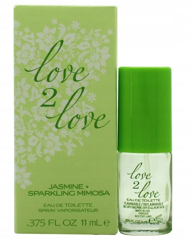 Moschino Coty Love 2 Love, Jasmine + Sparkling Mimosa, Eau De Toilette, For Women, 11 ml For Women