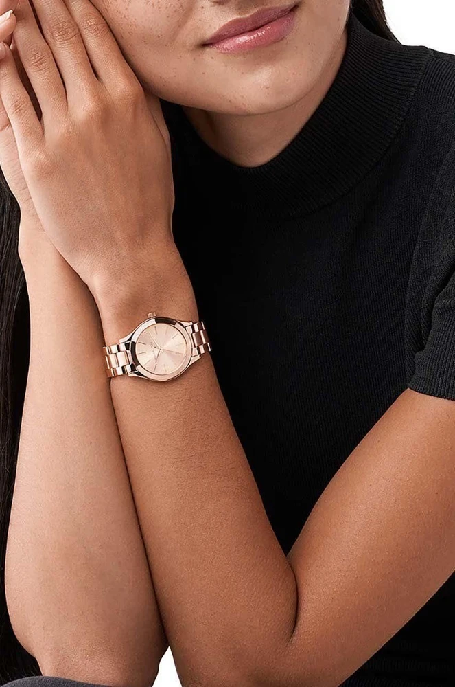 MICHAEL KORS MOTERIŠKAS LAIKRODIS MK3205 - SLIM RUNWAY (zm522b)