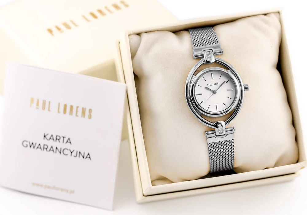 Moteriškas laikrodis PAUL LORENS – PL13628B-3C1 (zg555b) + BOX