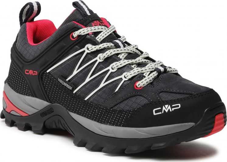 Moteriški žygio batai CMP Rigel Low Wmn Trekking Shoe Wp Antracite-Off Baltas. 37