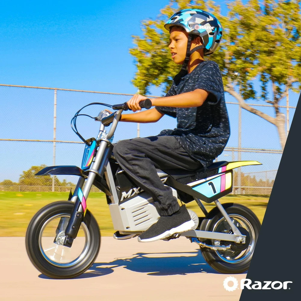 Elektrinis motociklas RAZOR Motor MX350 Dirt, Juodos ir pilkos spalvos