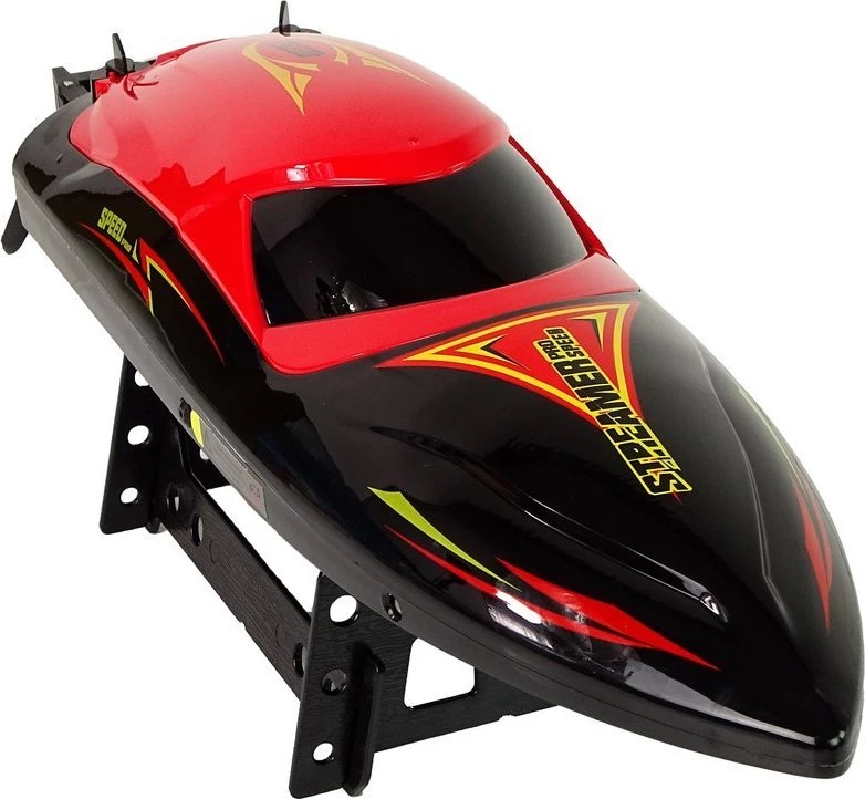 Motorinė valtis R/C 2.4G raudona 35 km/val