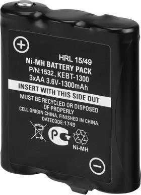 1300mah baterija Motorola T62/82/82EX radijo stotelėms