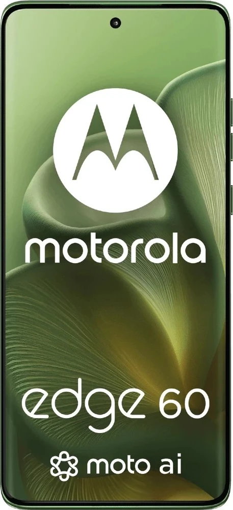„Motorola edge 60“ 16,9 cm (6,67 colio) dviejų SIM kortelių „Android 15“ 5G USB C tipo 12 GB 512 GB 5200 mAh Žalias