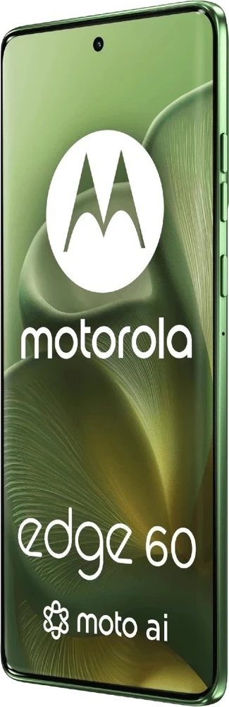 „Motorola edge 60“ 16,9 cm (6,67 colio) dviejų SIM kortelių „Android 15“ 5G USB C tipo 12 GB 512 GB 5200 mAh Žalias