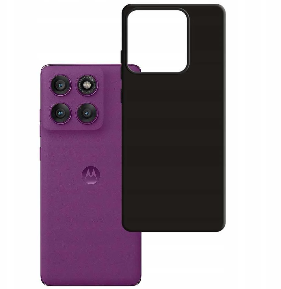 3Mk apsauginis 3mk matinis dėklas Motorola Edge 60 Pro - matinis juodas