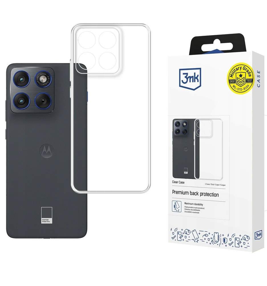 3Mk Protection 3mk skaidrus dėklas Motorola Edge 70 - permatomas