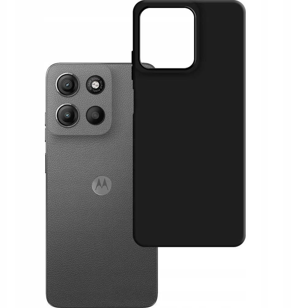 3Mk apsauginis 3mk matinis dėklas Motorola Moto G15 / G15 Power - matinis juodas