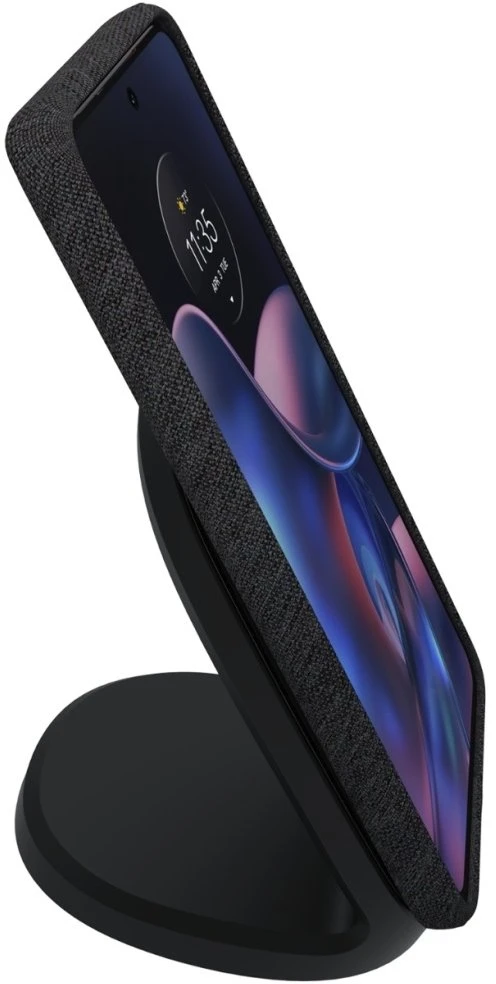 Belaidis įkroviklis Motorola TurboPower 15W Stand Pad Qi juodos spalvos
