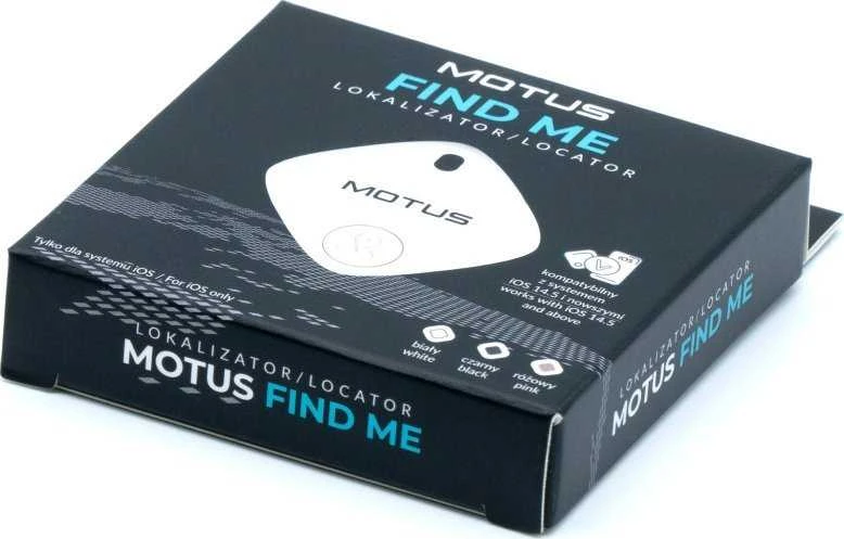 Motus Lokalizator FindMe Baltas