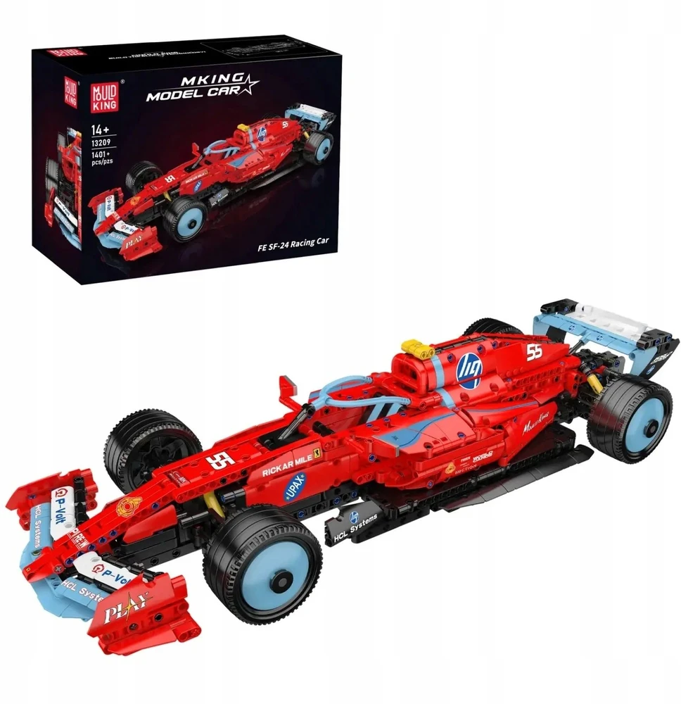 Mould King „Mold King FE SF-24 Racing Car 13209“ | Rinkinio laikrodis | 1401 dienos