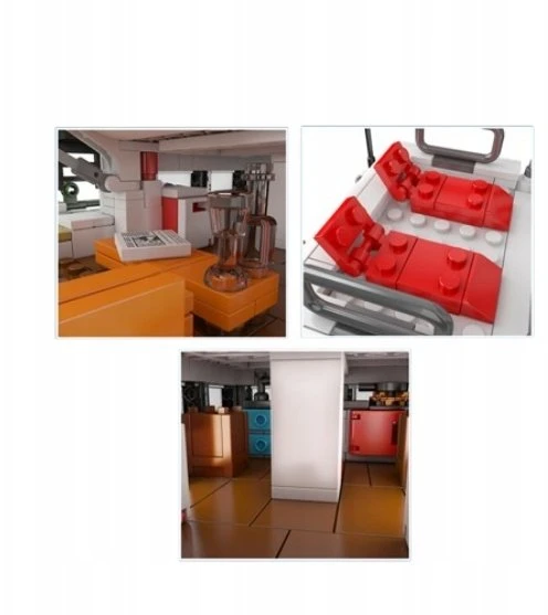 Mould King Catamaran Sailboat 10217 | Rinkinys klocków | 890 dalys