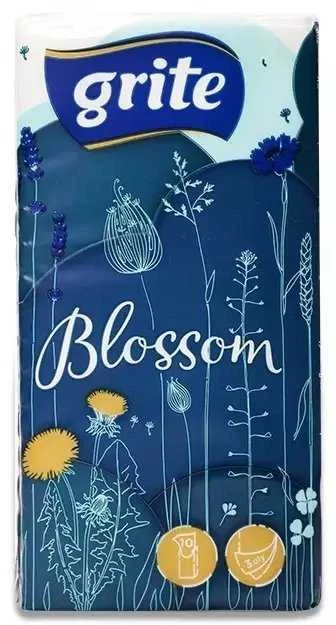 Vienkartinės nosinaitės GRITE BLOSSOM, 3 sl., 10 vnt.