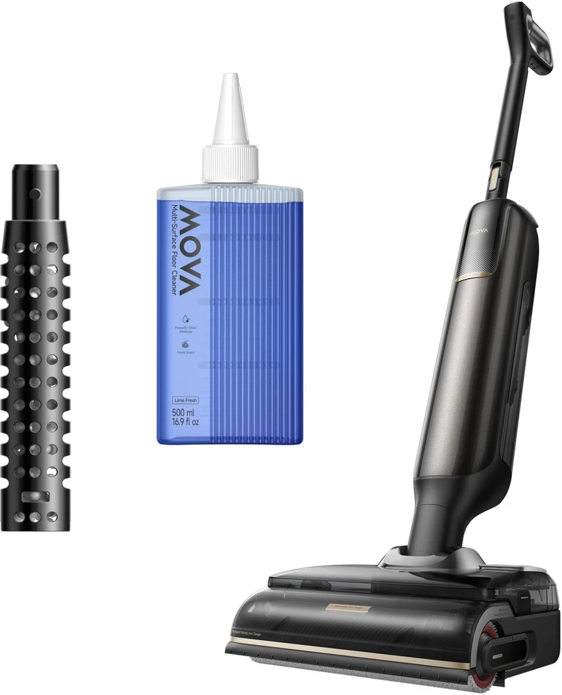 MOVA šlapio ir sauso valymo dulkių siurblys | M50 Ultra | Belaidis veikimas | Rankinis siurbimas | Plovimo funkcija | 450 W | Veikimo laikas (maks.) 40 min. | Pilkas