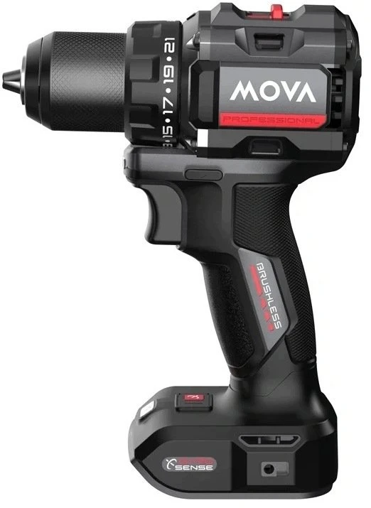 Mova gręžtuvas-atsuktuvas bešepetėlinis 20V 80Nm (PD80B)