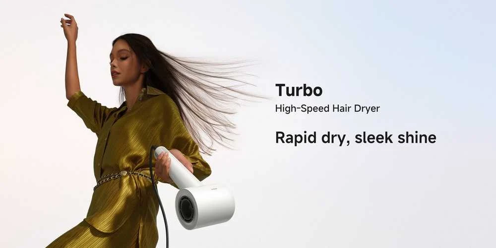 Plaukų džiovintuvas Mova Turbo, baltos spalvos
