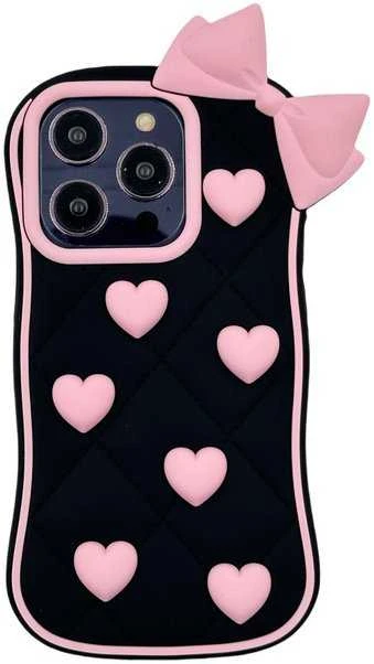 3Dcase DĖKLAS CASE 3D HEARTS IPHONE 13 PRO