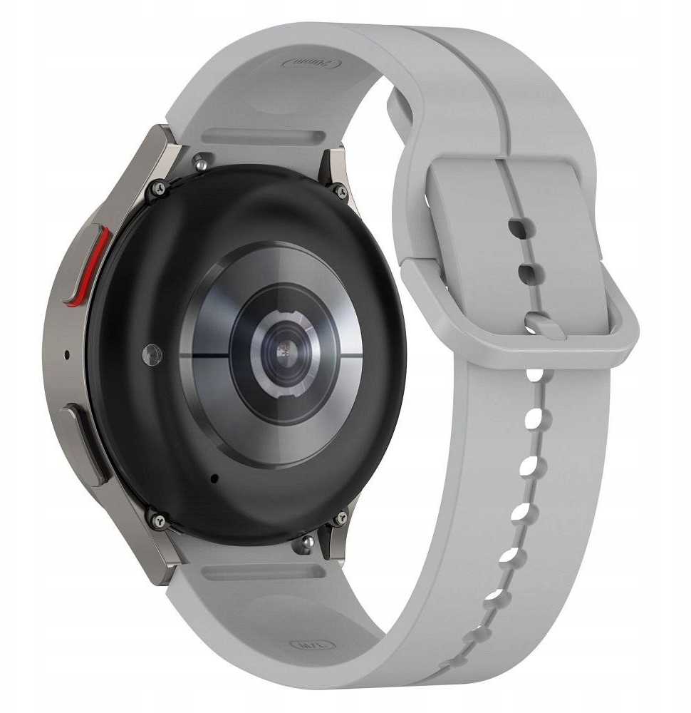 Oem Silikoninė apyrankė skirta Samsung Galaxy Watch 4 / 5 pilkos spalvos (4)