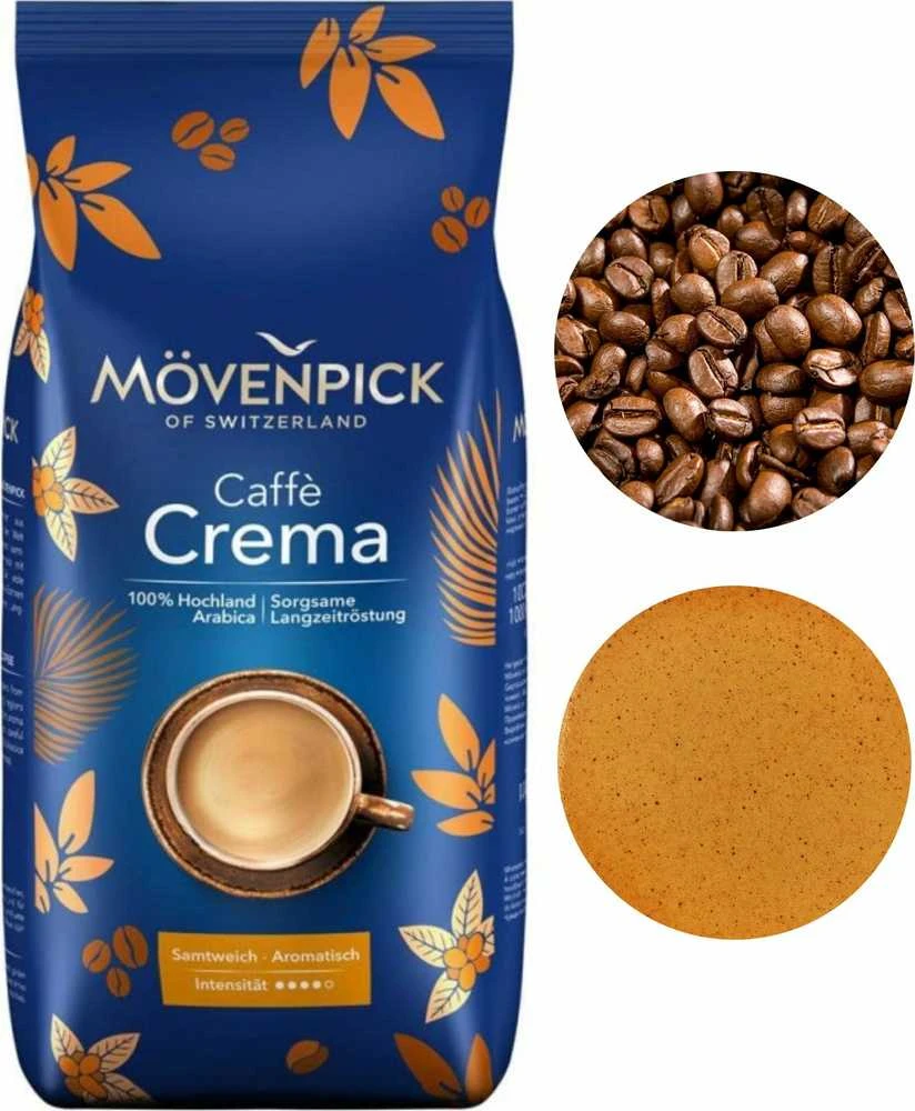 Kavos pupelės MOVENPICK Caffe Crema, 1kg