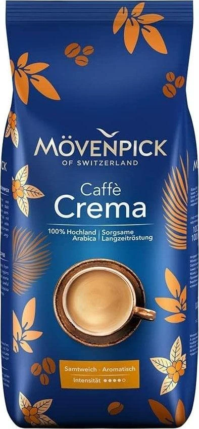 Kavos pupelės MOVENPICK Caffe Crema, 1kg