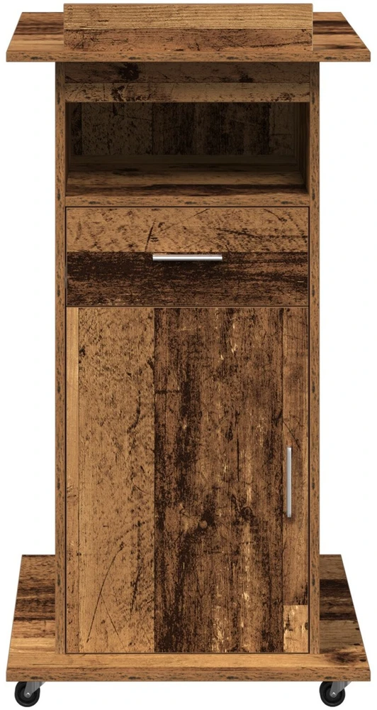 Podiumas Senas medis Apdirbta mediena 55 x 55 x 107 cm